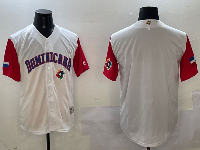 Men 2025 World Cup Blank White Nike MLB Jersey style 32611